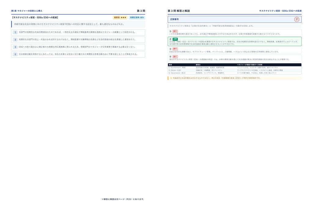 【2026年最新版】ビジネスマネジャー検定試験® 厳選問題集(全320問・詳細解説・インフォグラフィック図解付き)