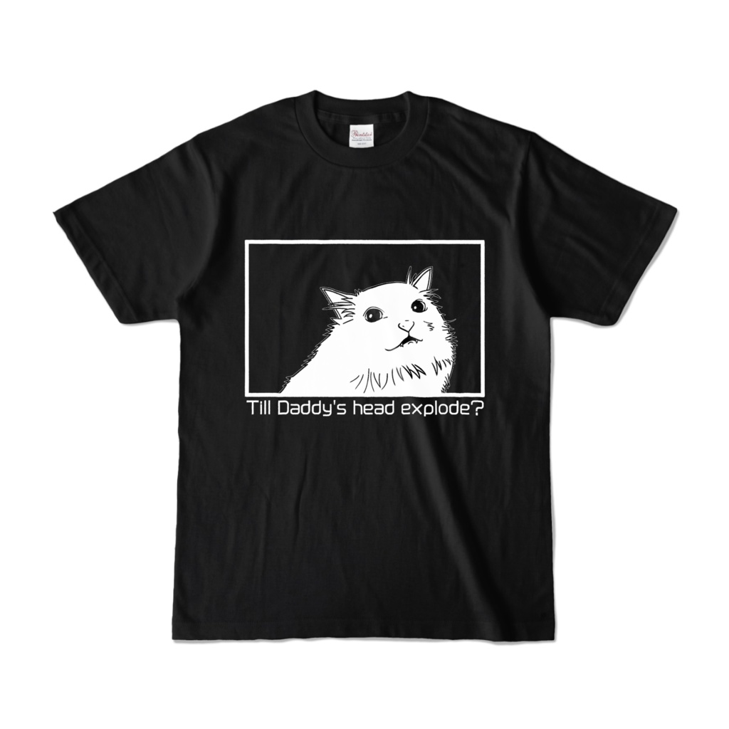 【Tシャツ】Thurston the Cat 黒 【両面】