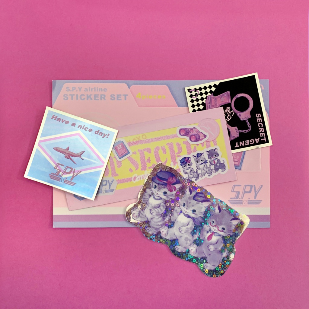 S.P.Y airline シールセット