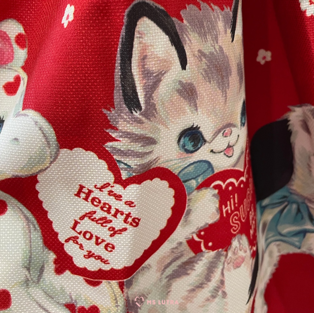 ドレス/ 赤(Red) /"RED Heart dolls" Dress