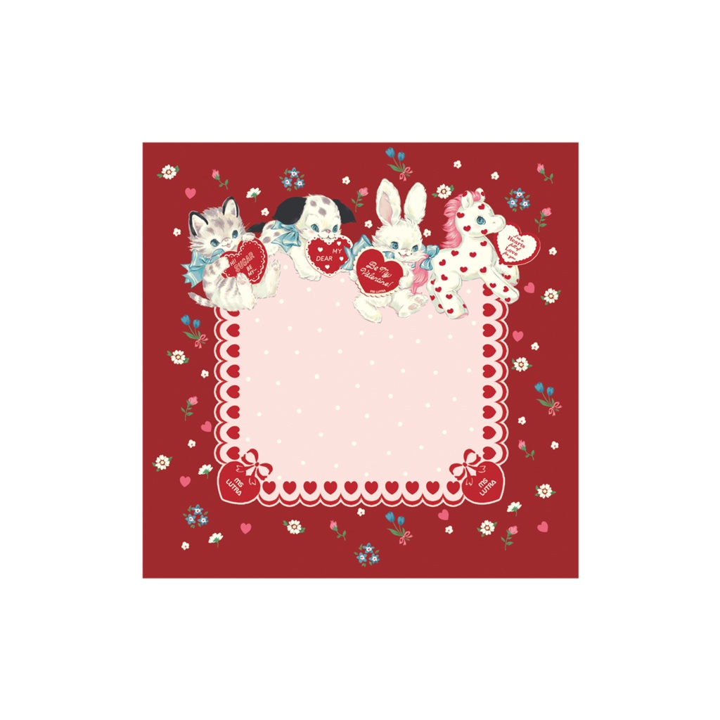 メモ帳/RED  Heart  dolls