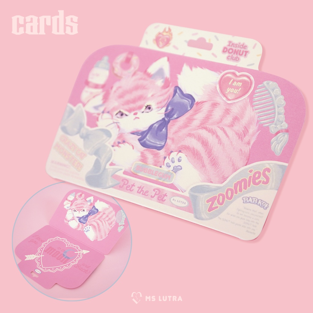  カード＿bubblegum cat TOY
