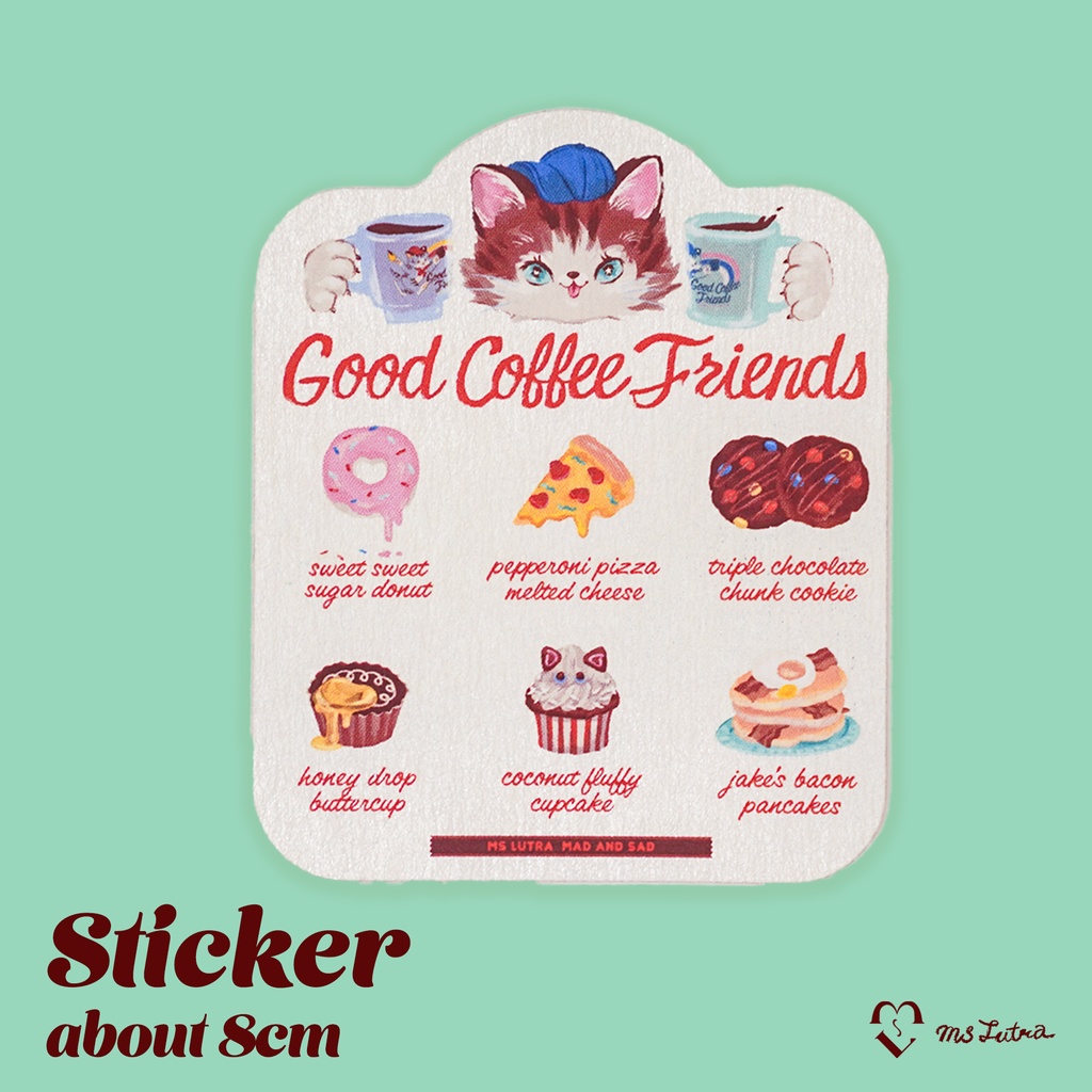 ステッカー_Good Coffee Friends(メニュー表)