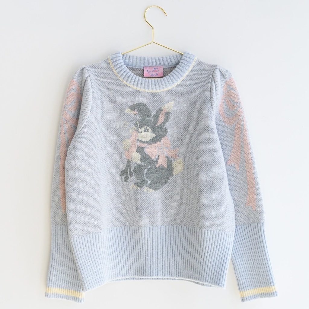 Ms LUTRA パフスリーブニット (2種)