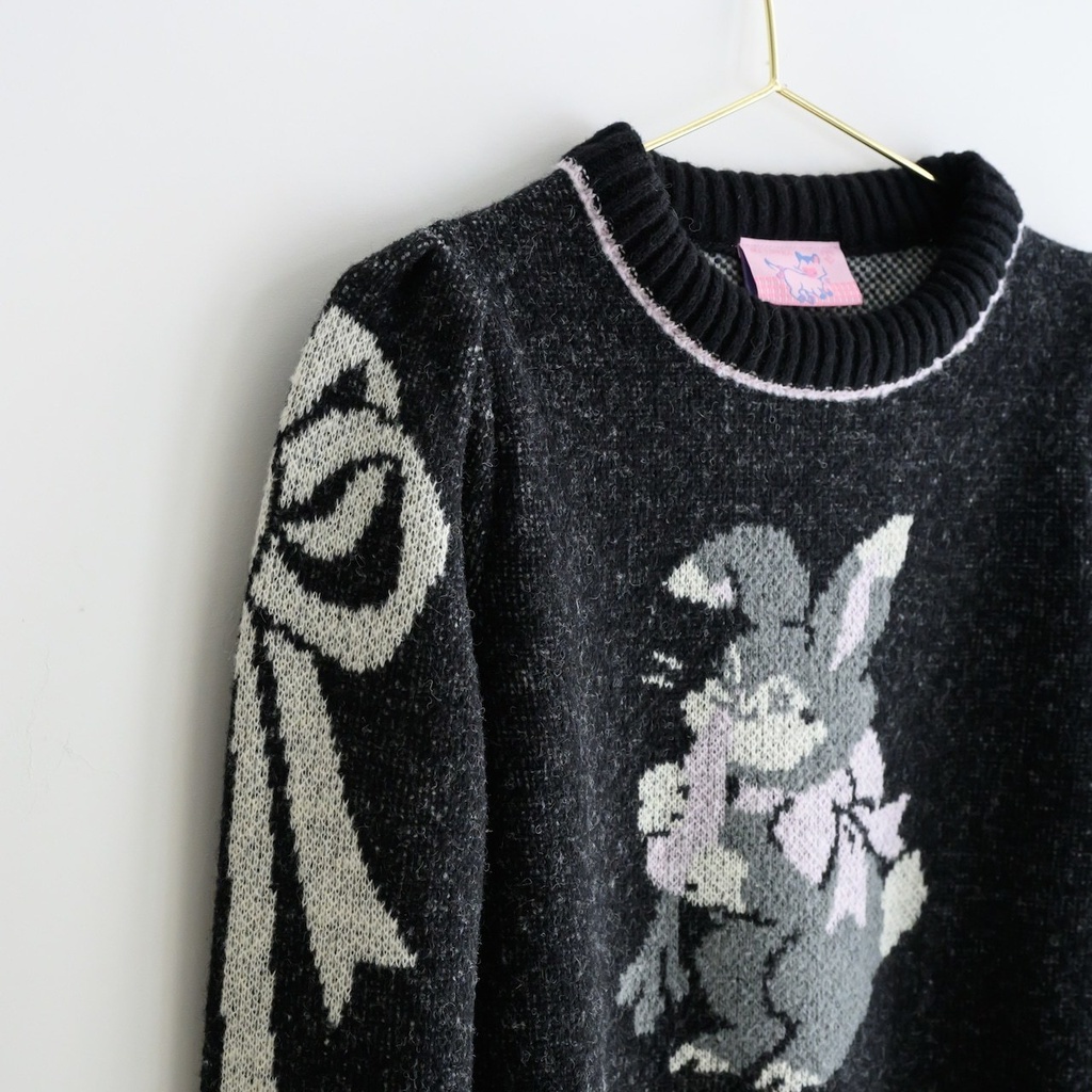 Ms LUTRA パフスリーブニット (2種)