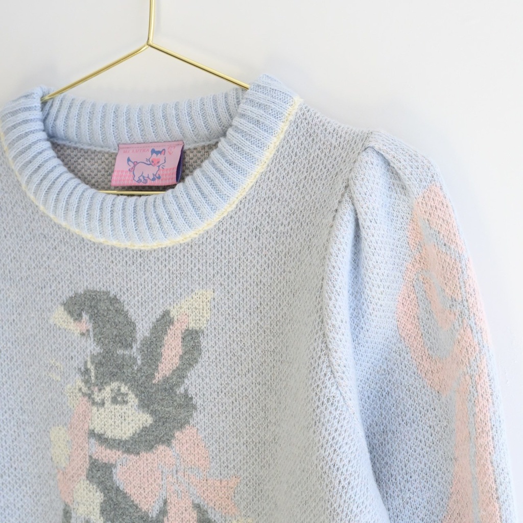 Ms LUTRA パフスリーブニット (2種)