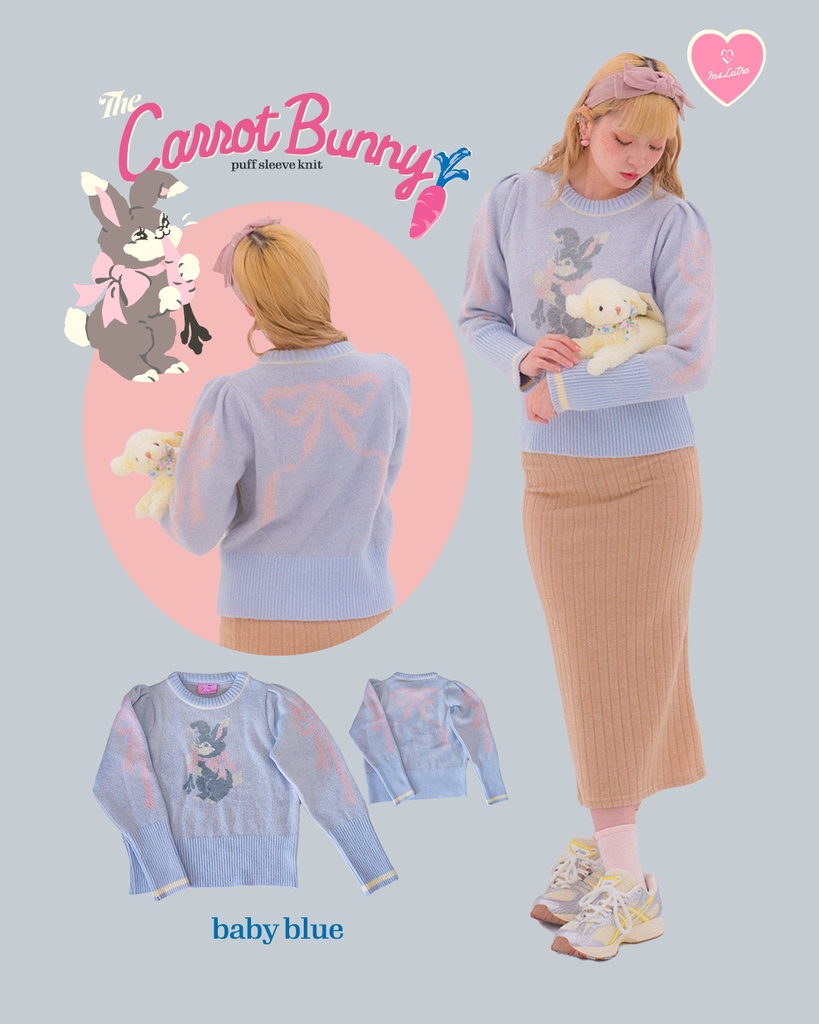 【SALE価格】Ms LUTRA パフスリーブニット (2種)