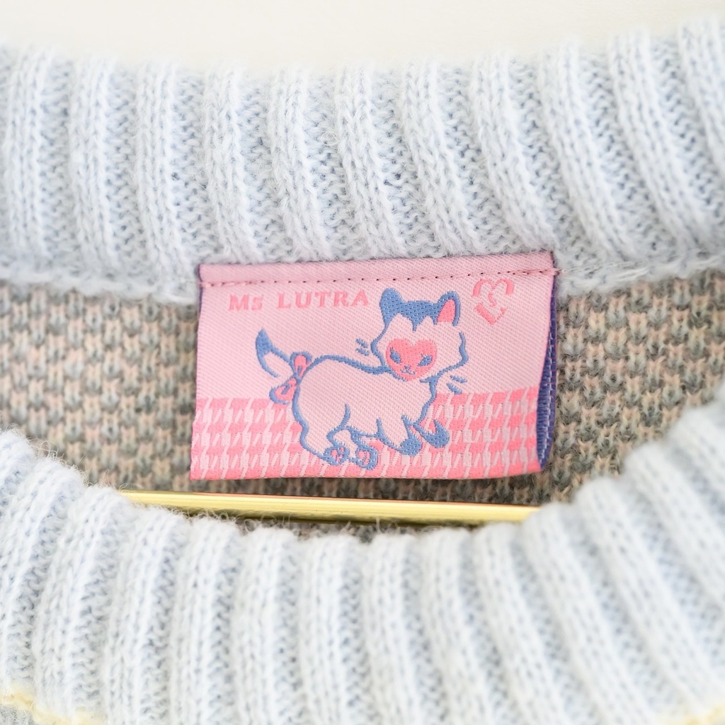 Ms LUTRA パフスリーブニット (2種)