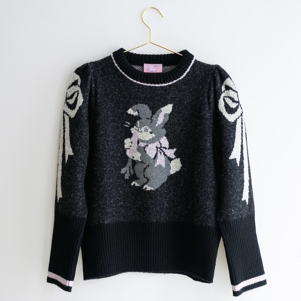 Ms LUTRA パフスリーブニット (2種)