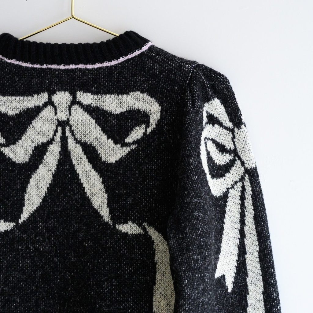 Ms LUTRA パフスリーブニット (2種)