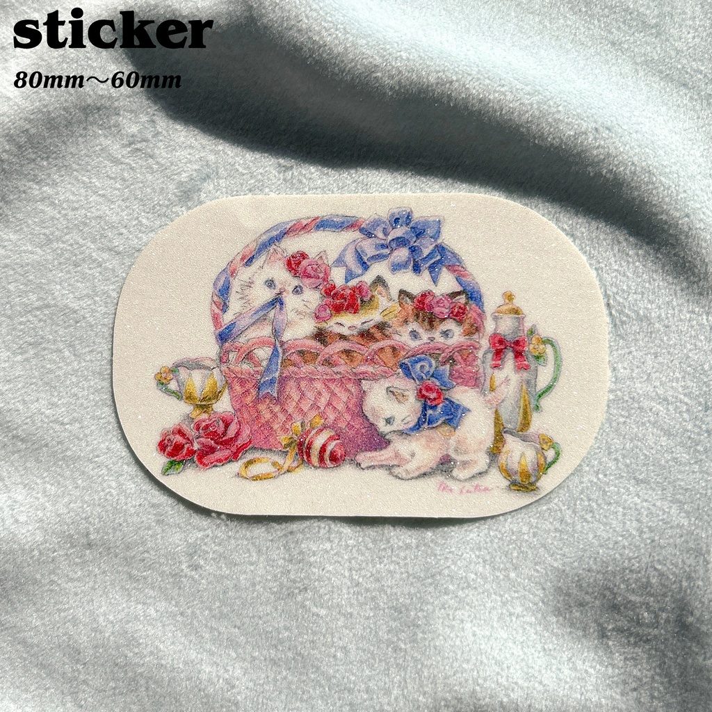 ステッカー_holiday cats