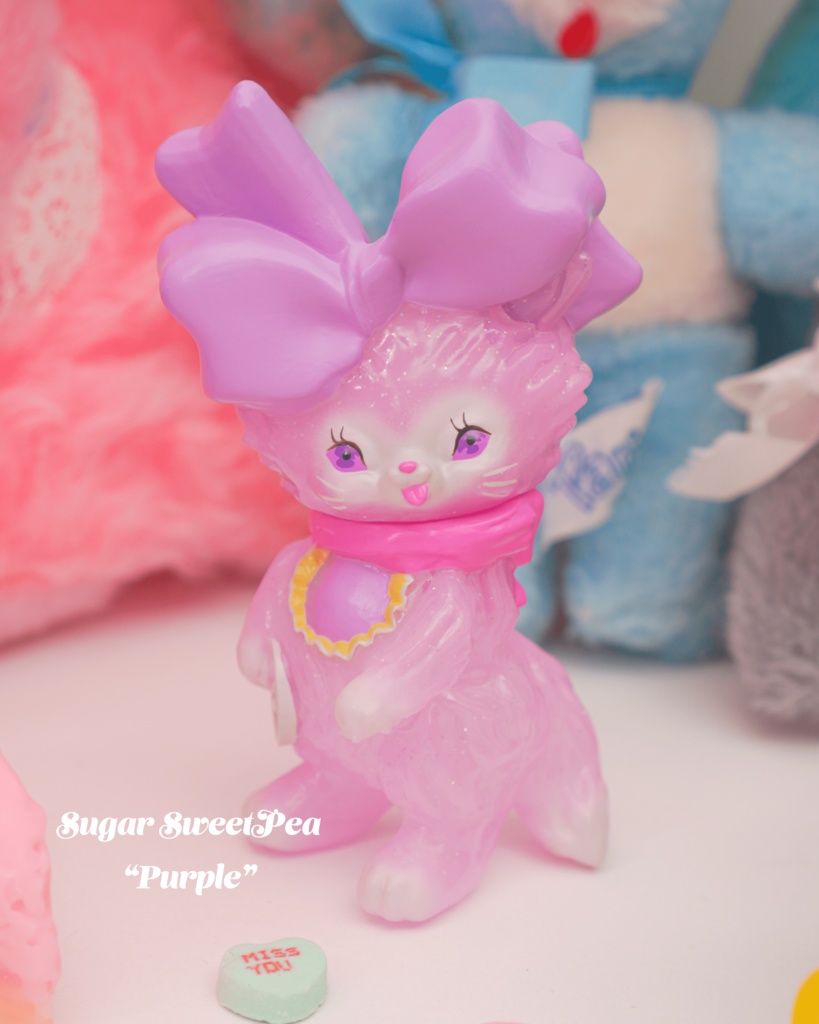 ソフビBABKat_Sugar Sweet Pea(Purple)