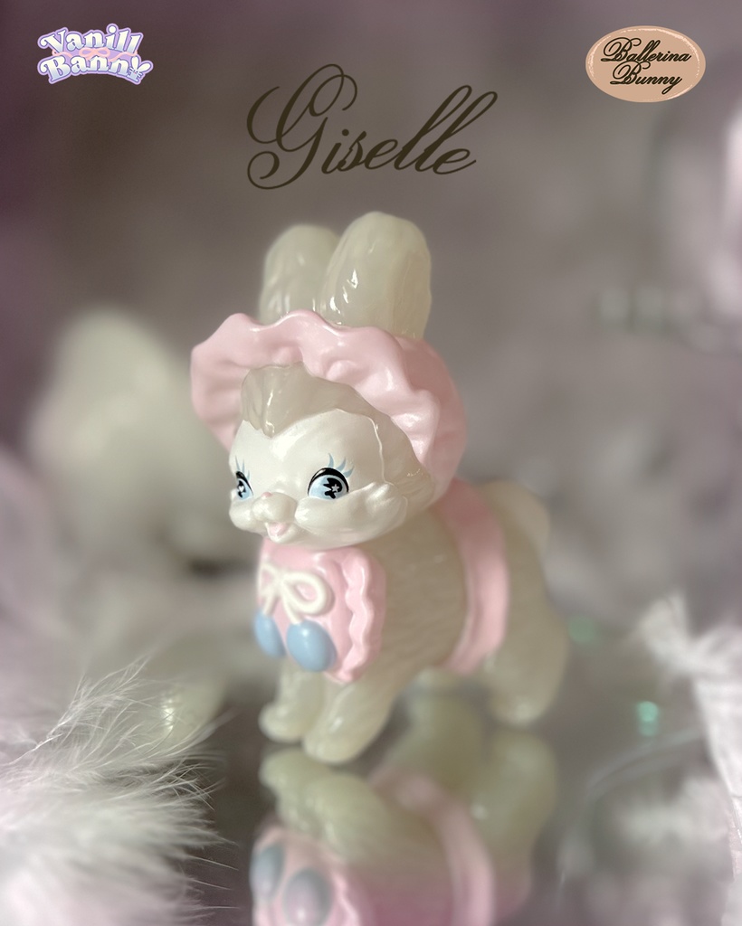ソフビVanill Bann¥_Ballerina Bunny・Giselle（ジゼル）