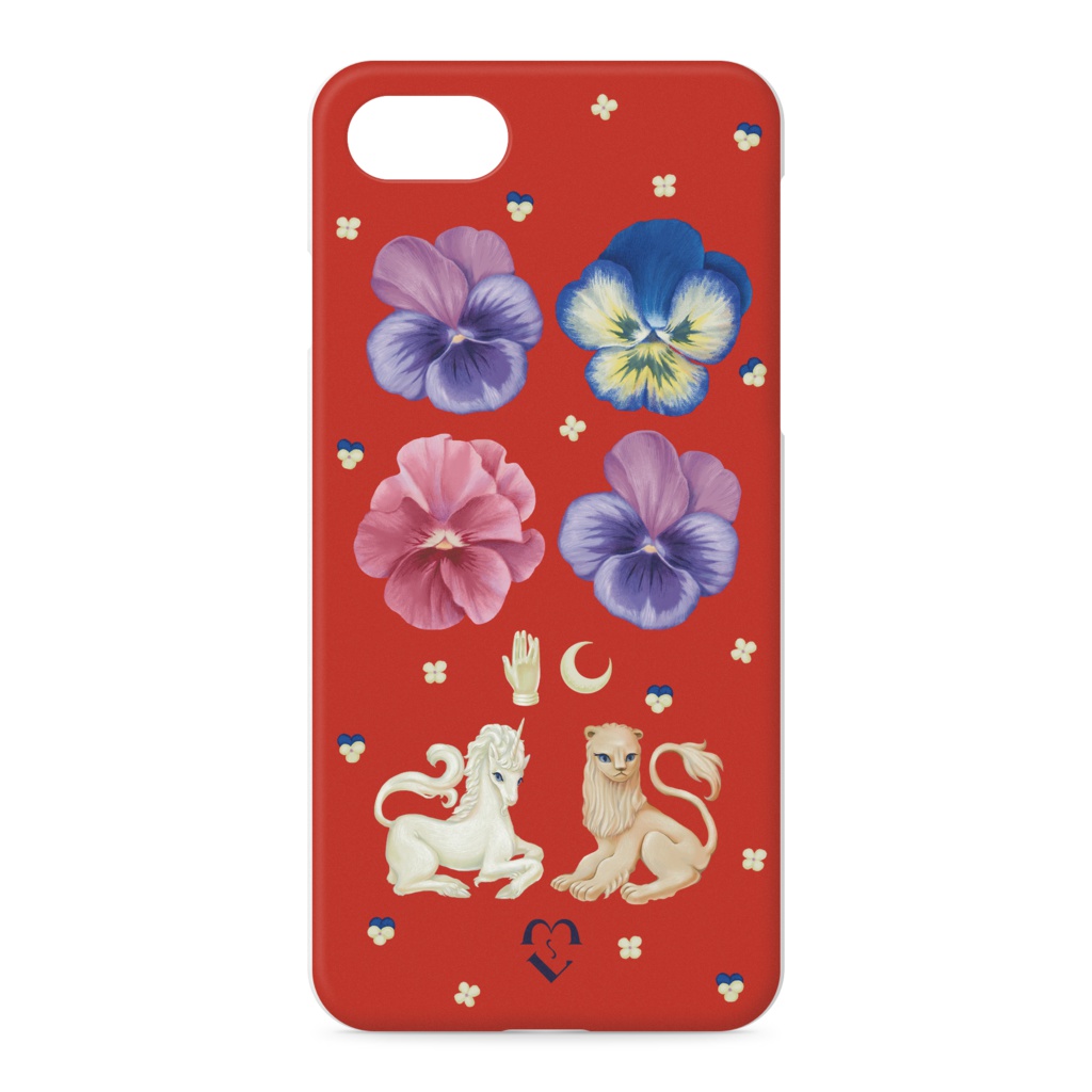 Holy Unicorn and Lion iPhone7ケース　(red)
