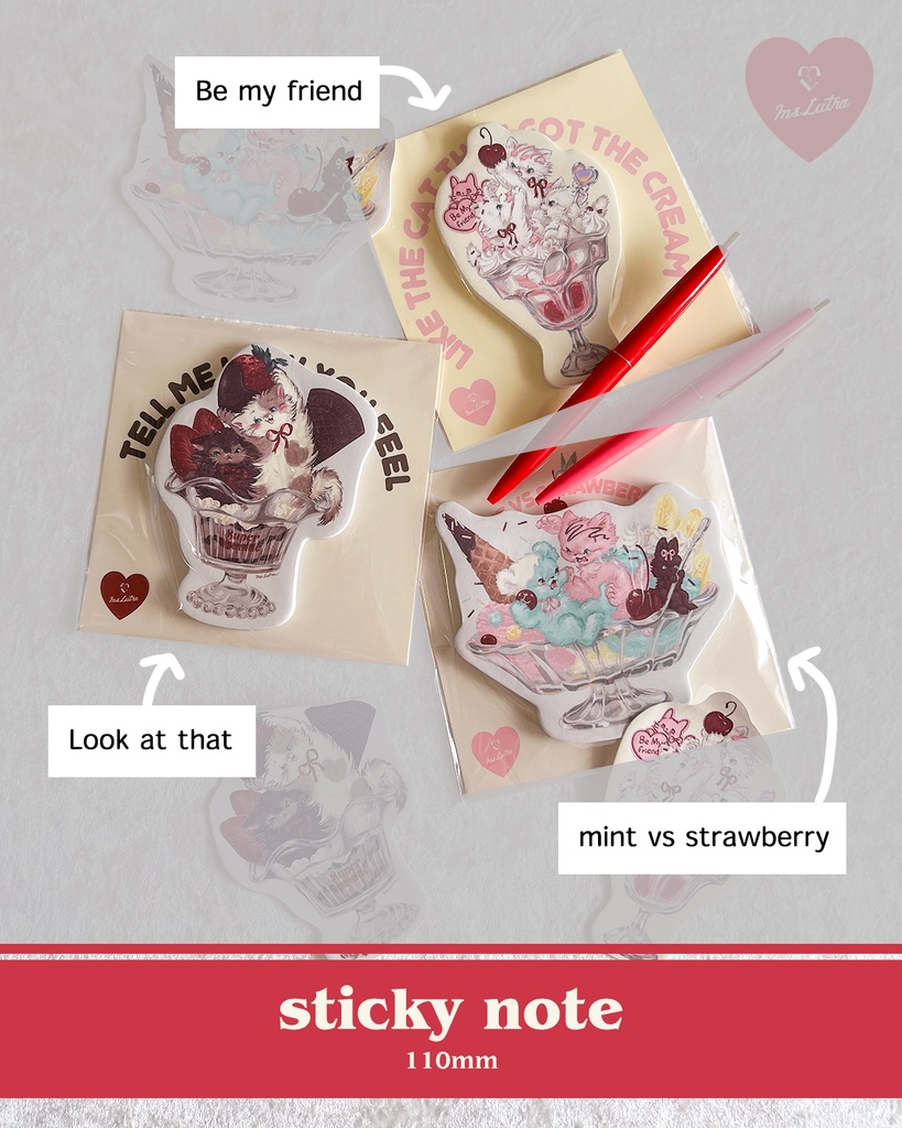 付箋ダイカット(3種類)