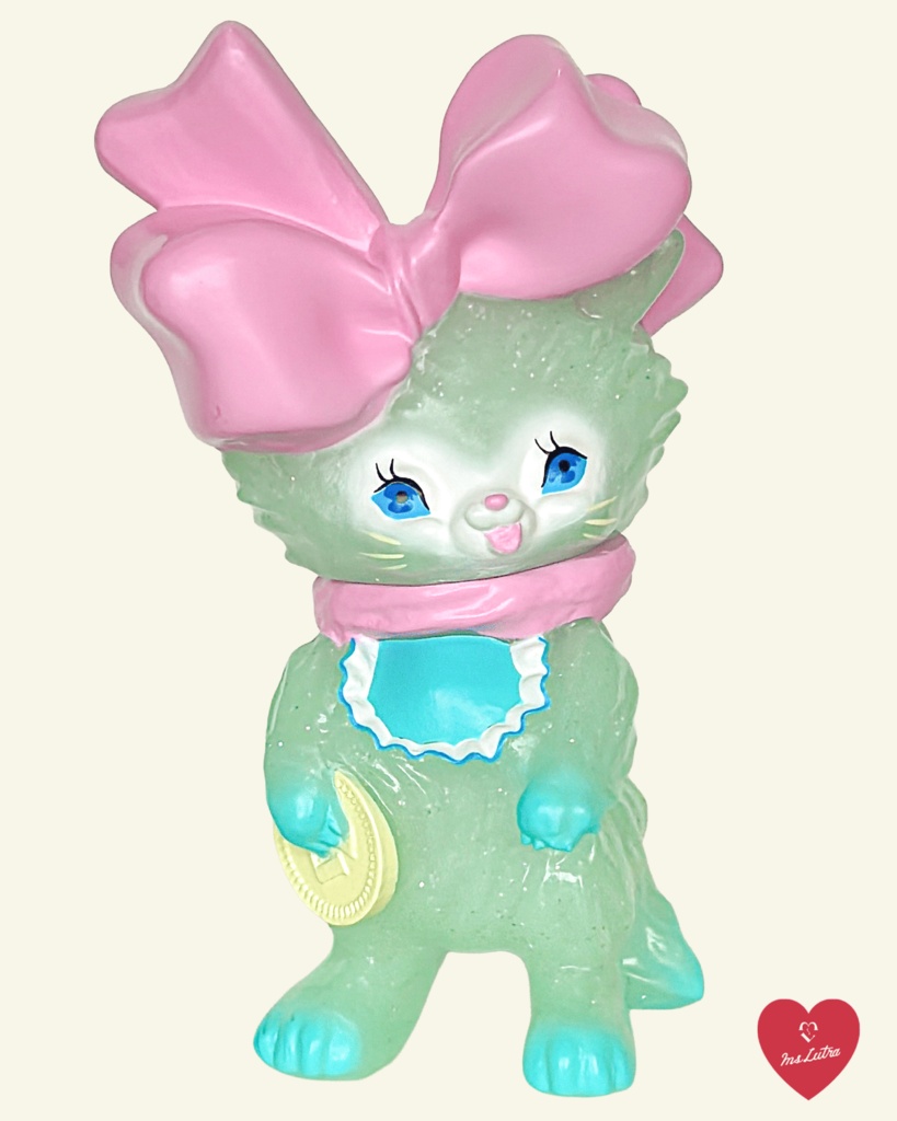 ソフビ BABKat_Misty Mint「cherry」「peach」