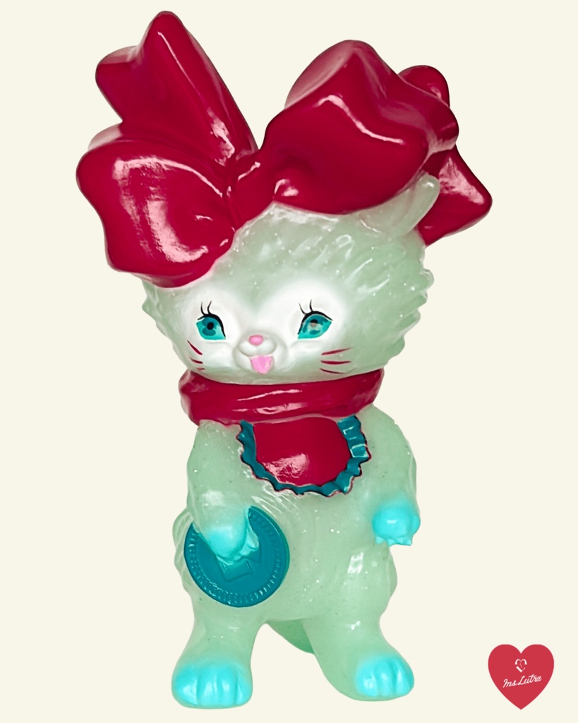 ソフビ BABKat_Misty Mint「cherry」「peach」