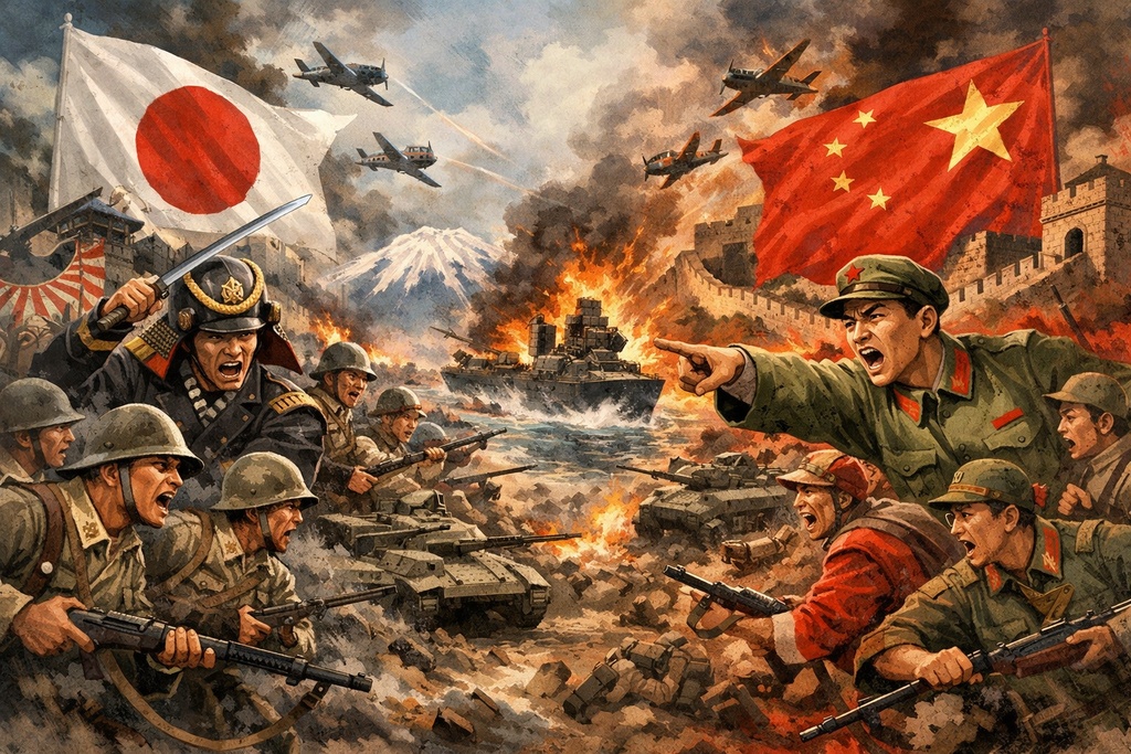 日中戦争の激しい激戦