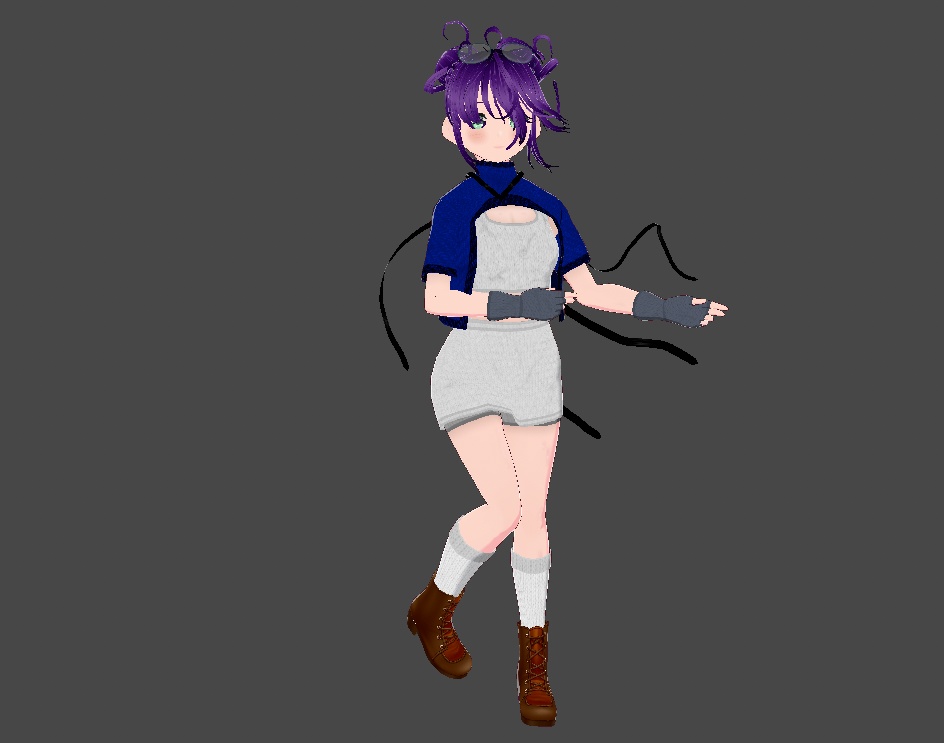 Alien VTuber VRoid Model Free to Use | Made by HamikaVeyhna