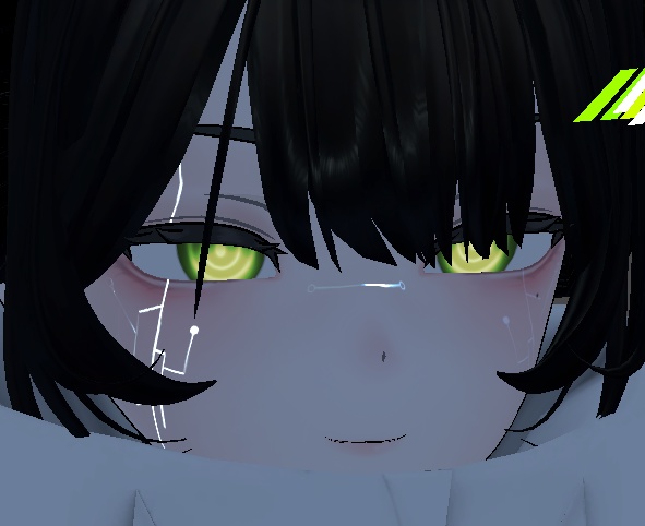 GRUS CYBERPUNK FACE TATTOO MASK FOR GRUS