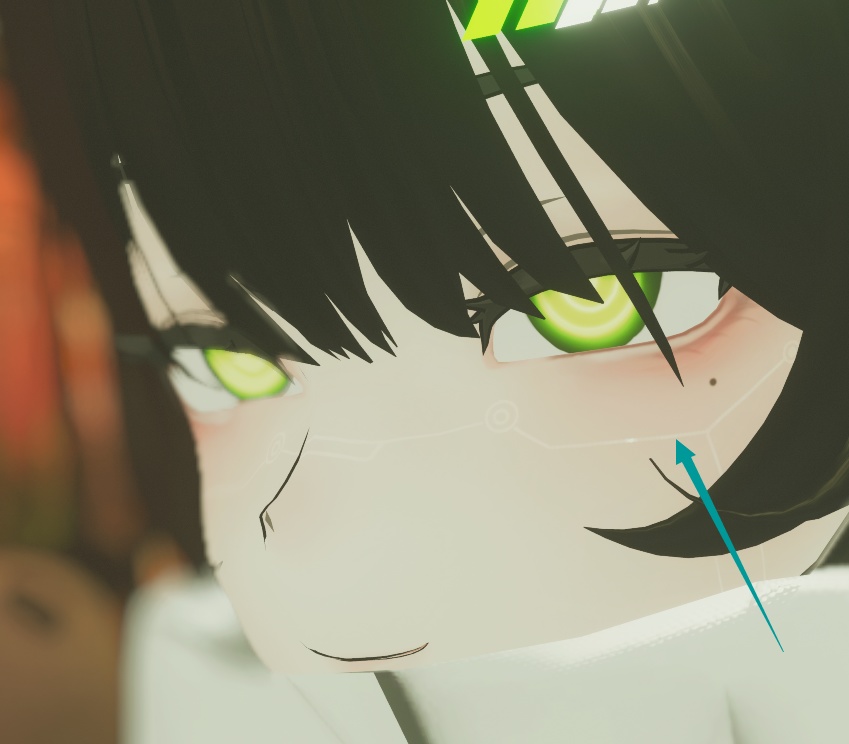 GRUS CYBERPUNK FACE TATTOO MASK FOR GRUS