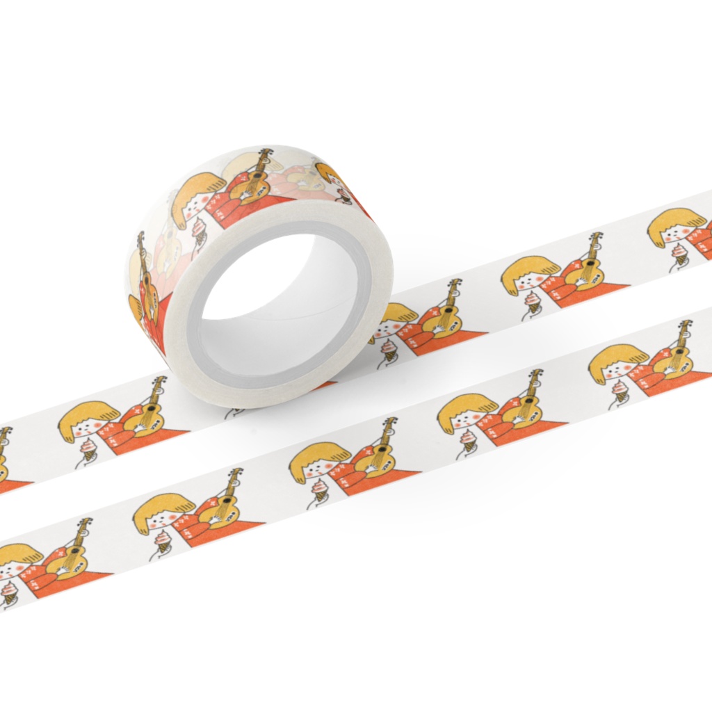 マスキングテープ「ソフト部」(中田真由美グッズ)