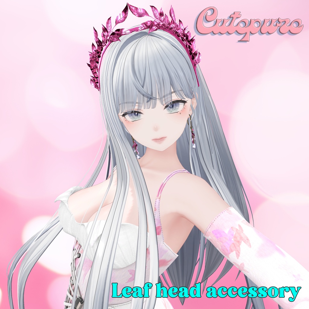 【リーフのカチューシャ アクセサリー】Leaf head accessory