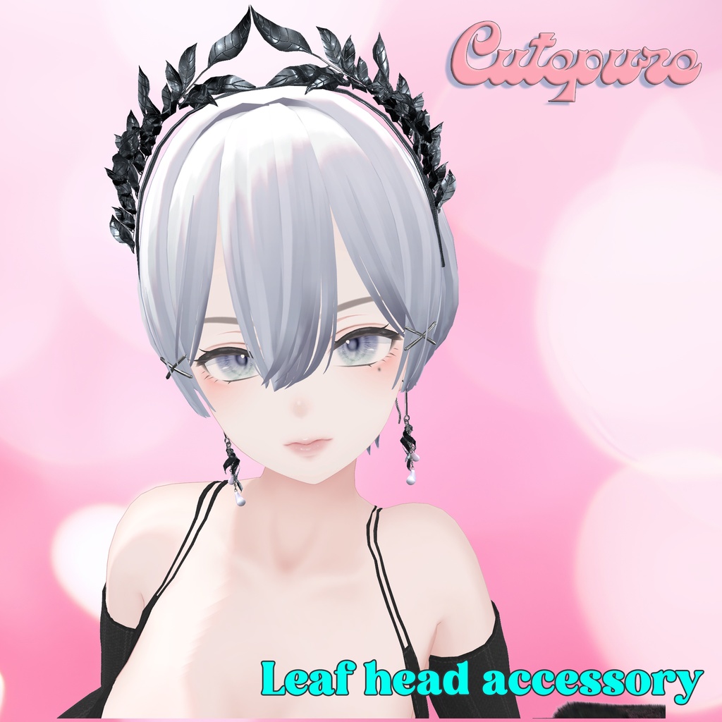 【リーフのカチューシャ アクセサリー】Leaf head accessory