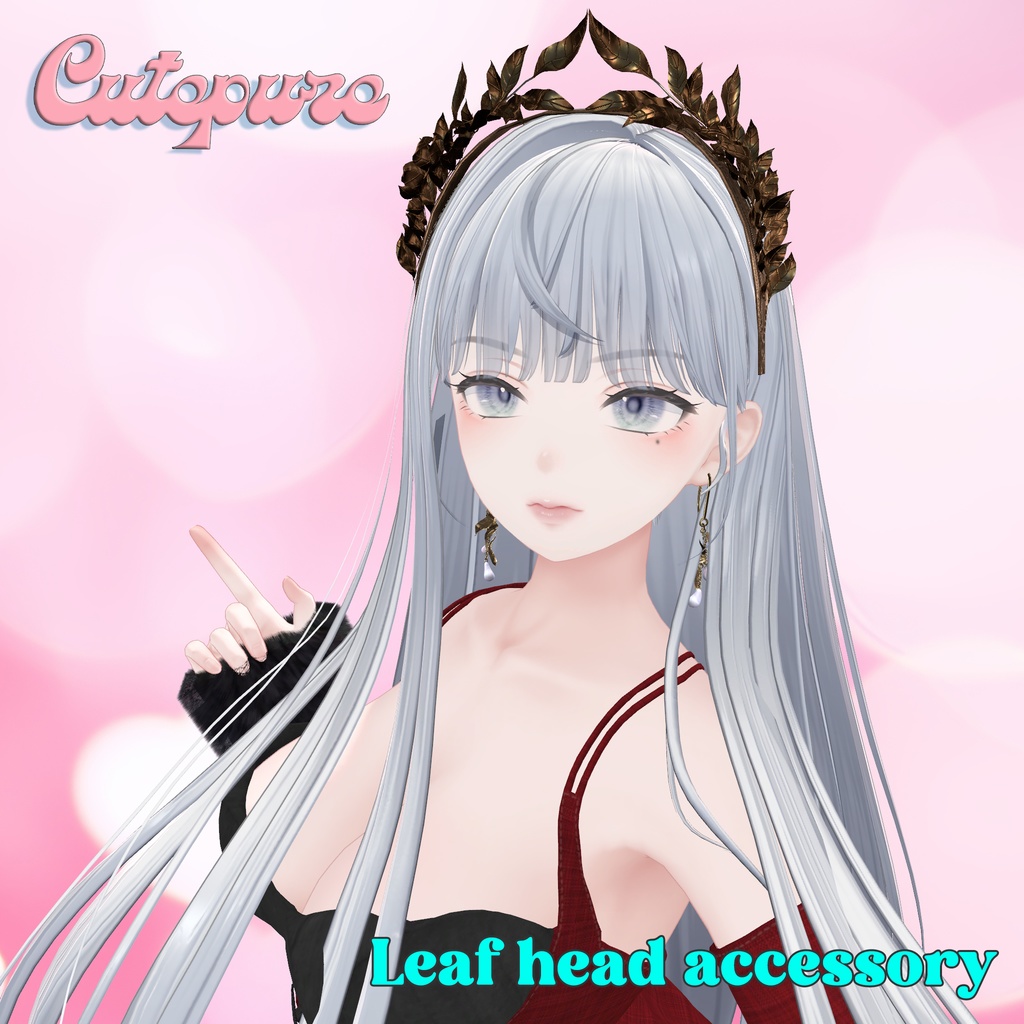 【リーフのカチューシャ アクセサリー】Leaf head accessory