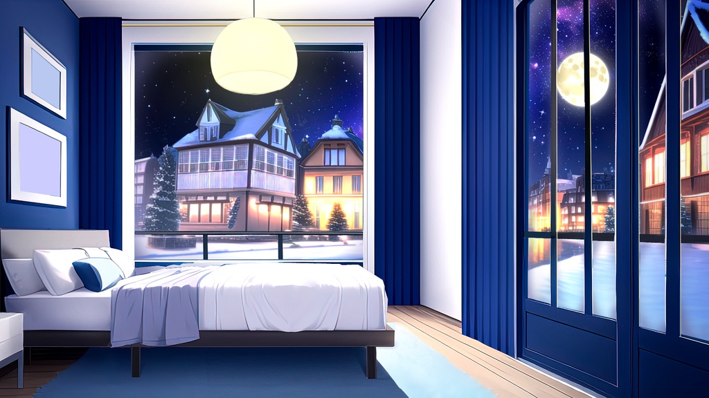 【Vtuber向け】可愛い部屋005(Cute Room005/可爱的房间005)