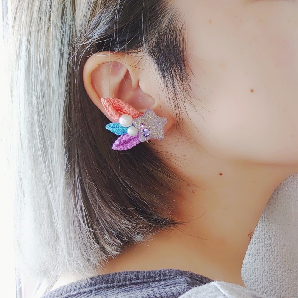 つまみ☆彡イヤリング