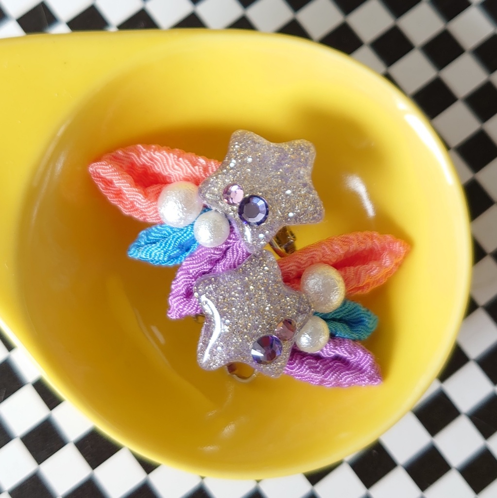 つまみ☆彡イヤリング