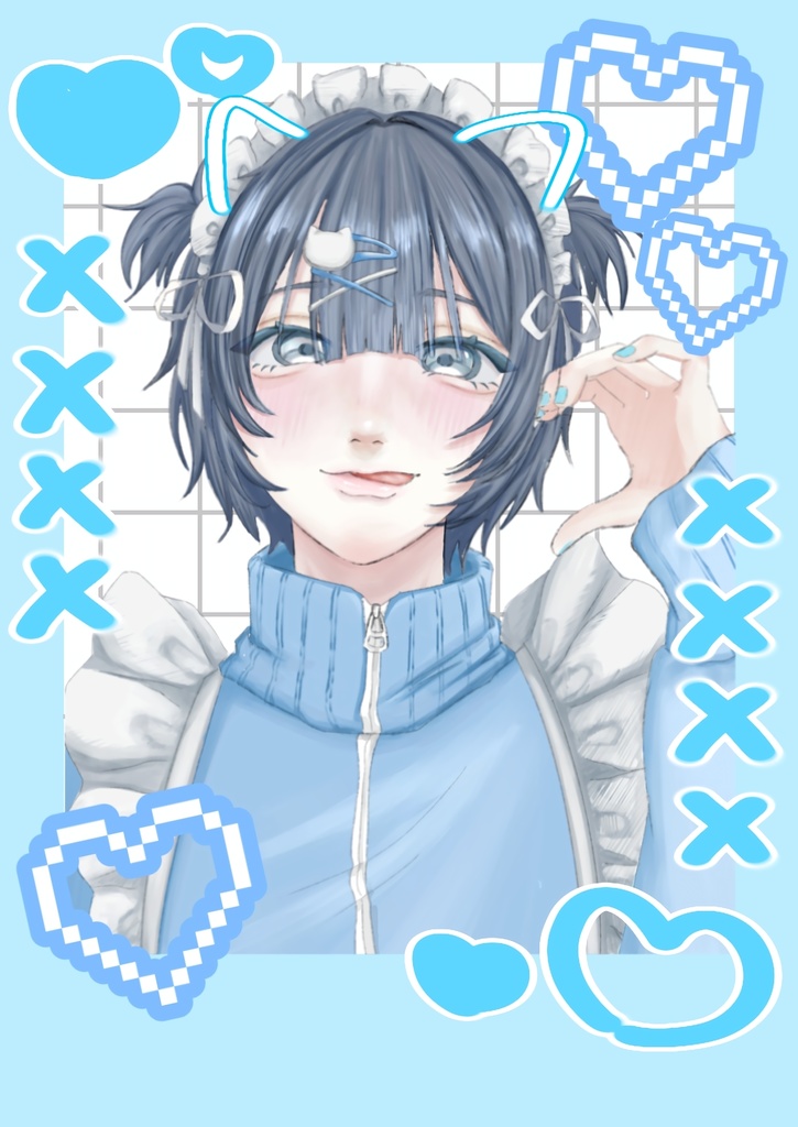 🩵 チェキ風カード