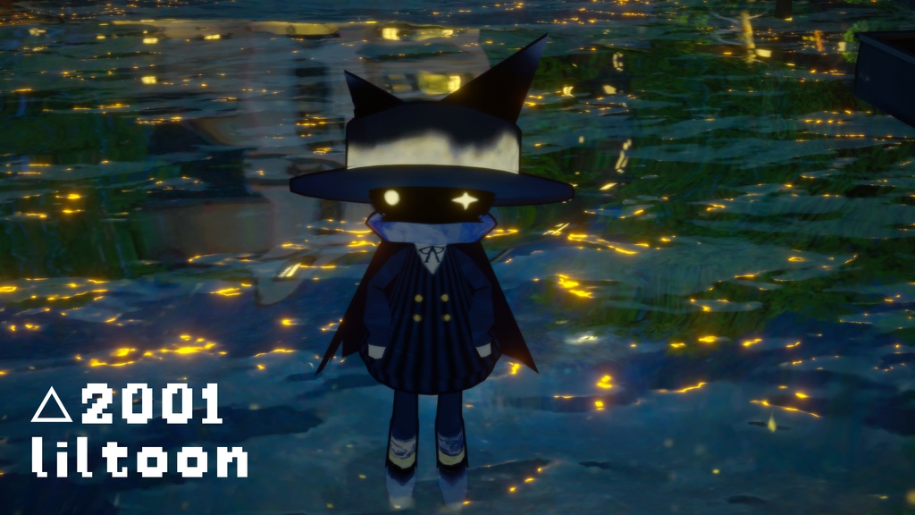 【無料】Starry night cat