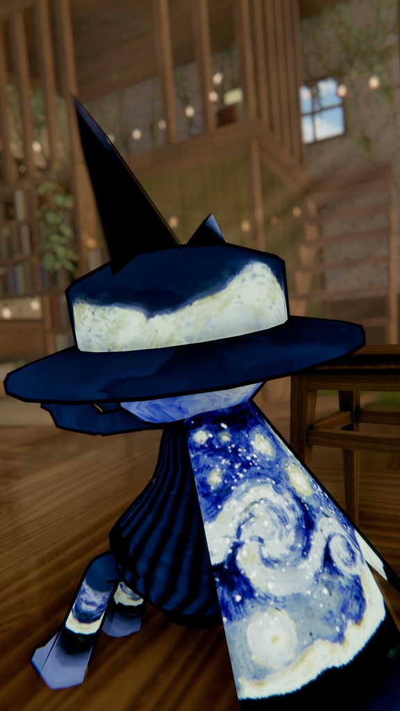 【無料】Starry night cat