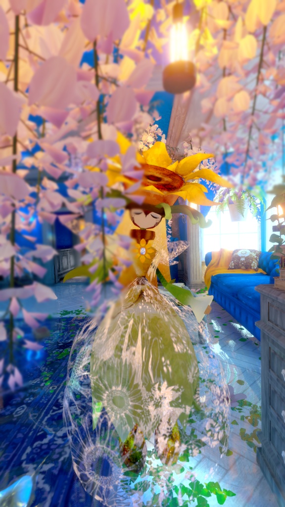 【オリジナル3Dモデル】Sunflour prince🌻