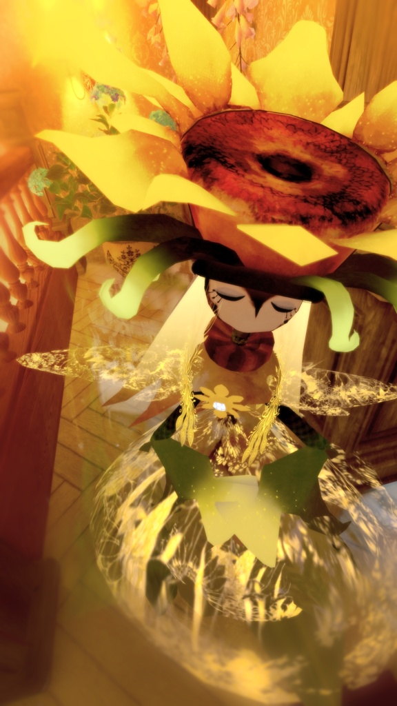 【オリジナル3Dモデル】Sunflour prince🌻