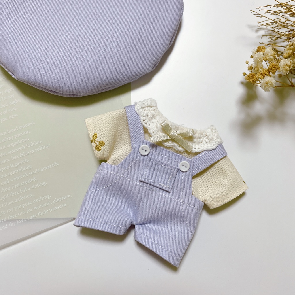 春色サロペット&ベレー帽セット