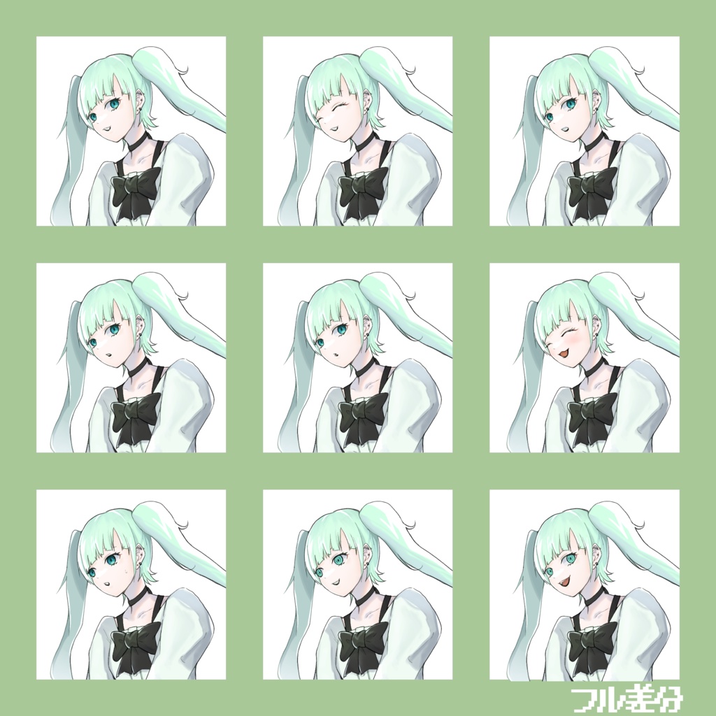 【無料/有料】立ち絵 地雷系女の子