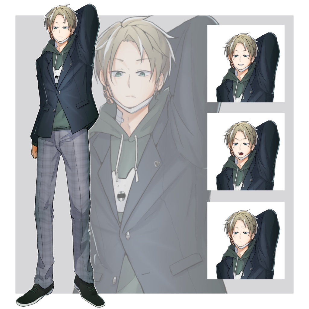 【無料/有料】立ち絵 ブレザー