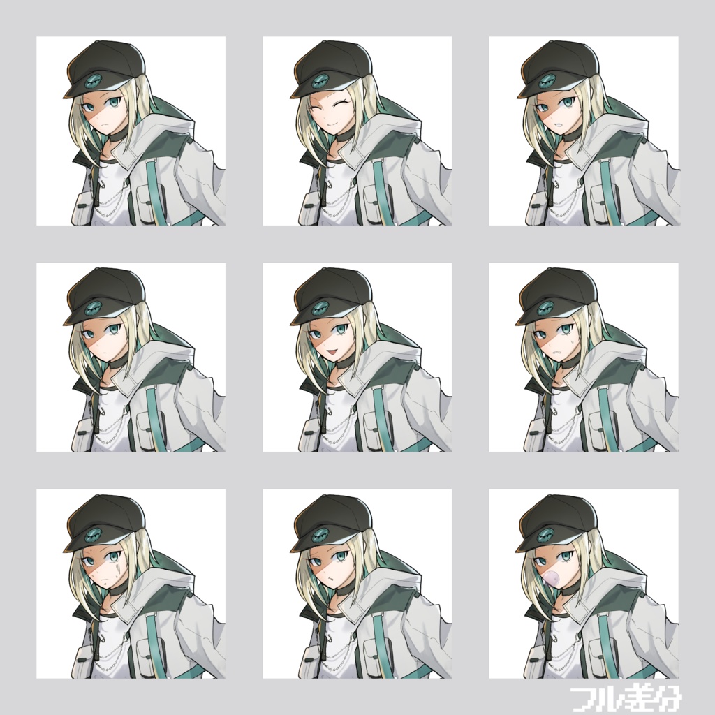 【無料/有料】立ち絵 キャップ