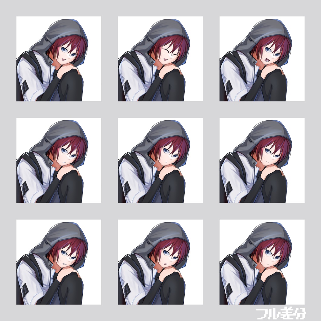 【無料/有料】立ち絵 フード