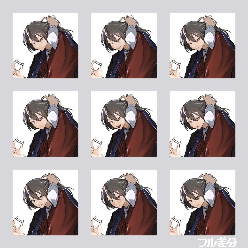 【無料/有料】立ち絵 書生風