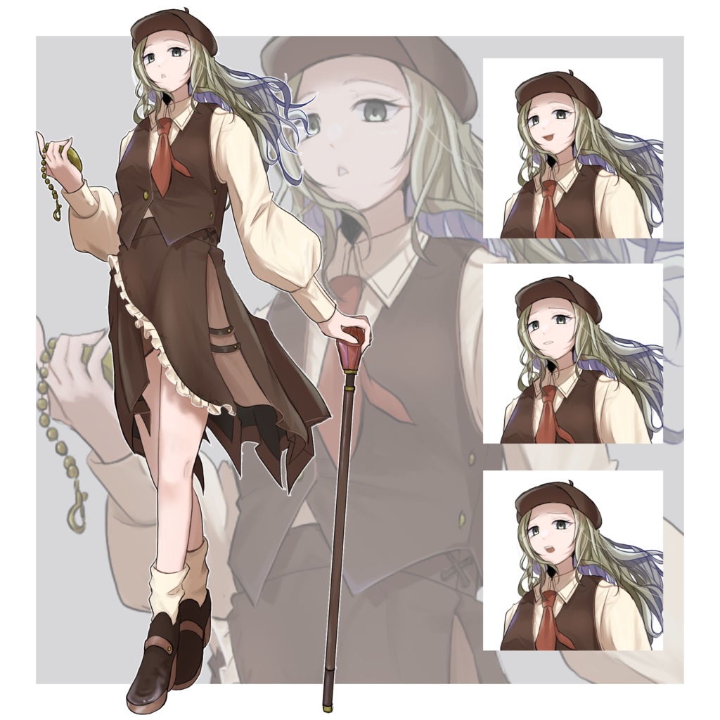 【無料/有料】立ち絵 スチームパンク風