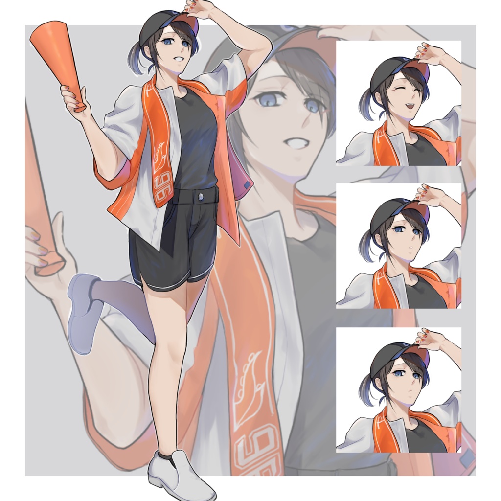【無料/有料】立ち絵 メガホン