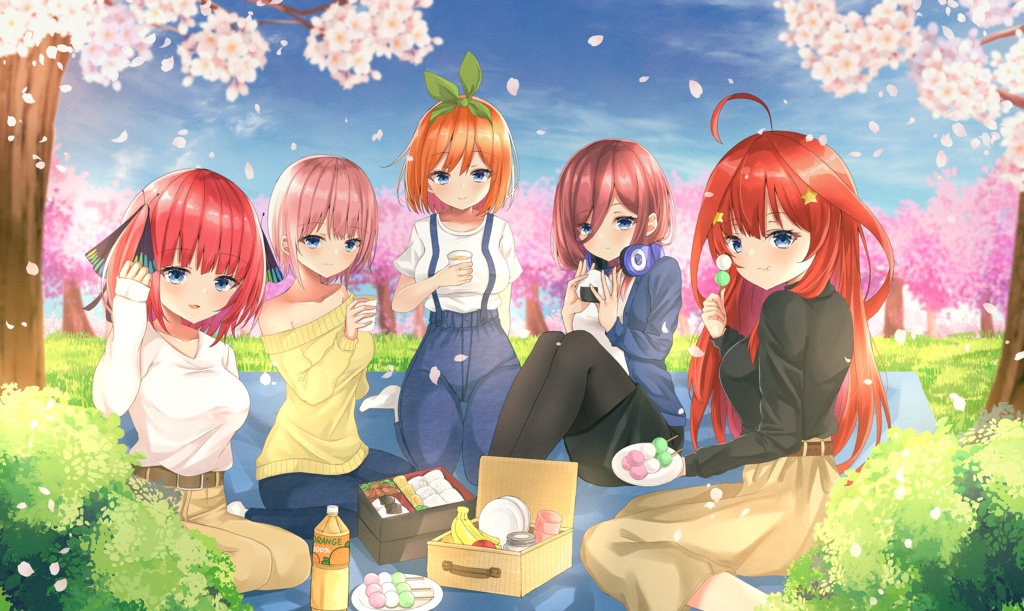 五等分の花嫁プレイマット お先真っ白 Booth