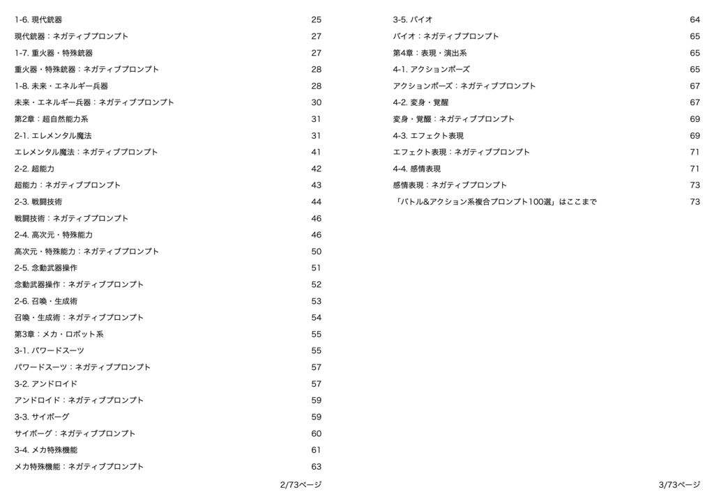 バトル&アクション系「複合プロンプト」100選【Novel AIメイン】