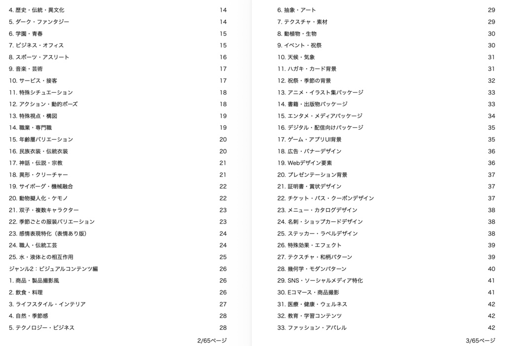 【言語生成AI用】一発画像生成プロンプト集