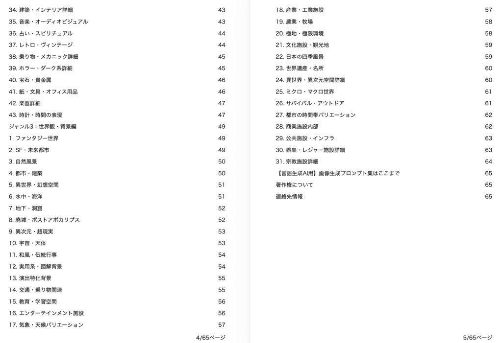 【言語生成AI用】一発画像生成プロンプト集