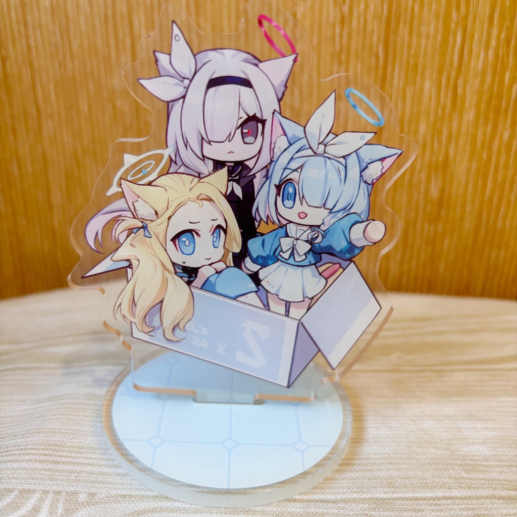 【左右子】《箱の中の猫》ブルーアーカイブアクリルスタンド 全4種類